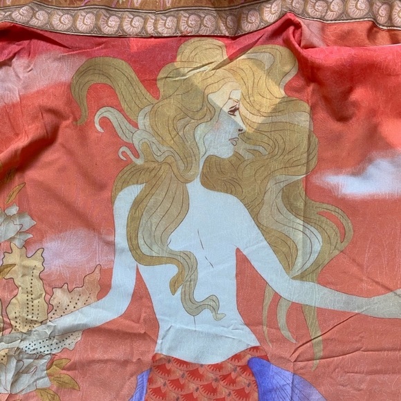 Mermaid Dreams Boho Kimono Duster Robe Coverup - Picture 9 of 9